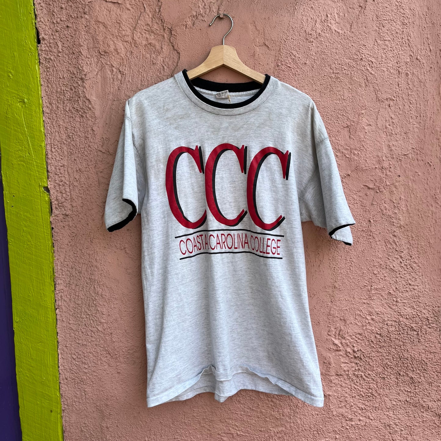 double layered coastal carolina made in usa t shirt