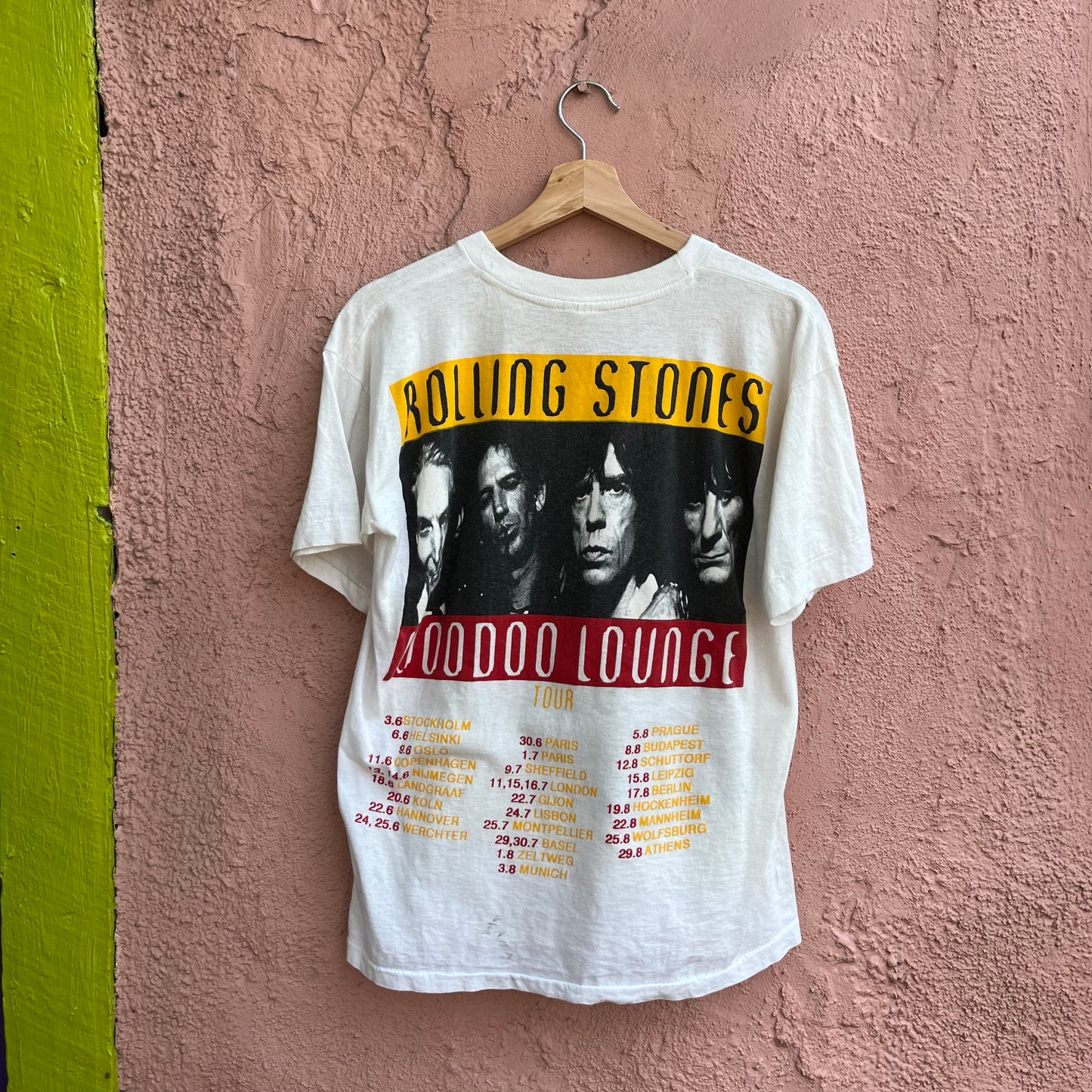 1994 rolling stones voodoo lounge tour t shirt