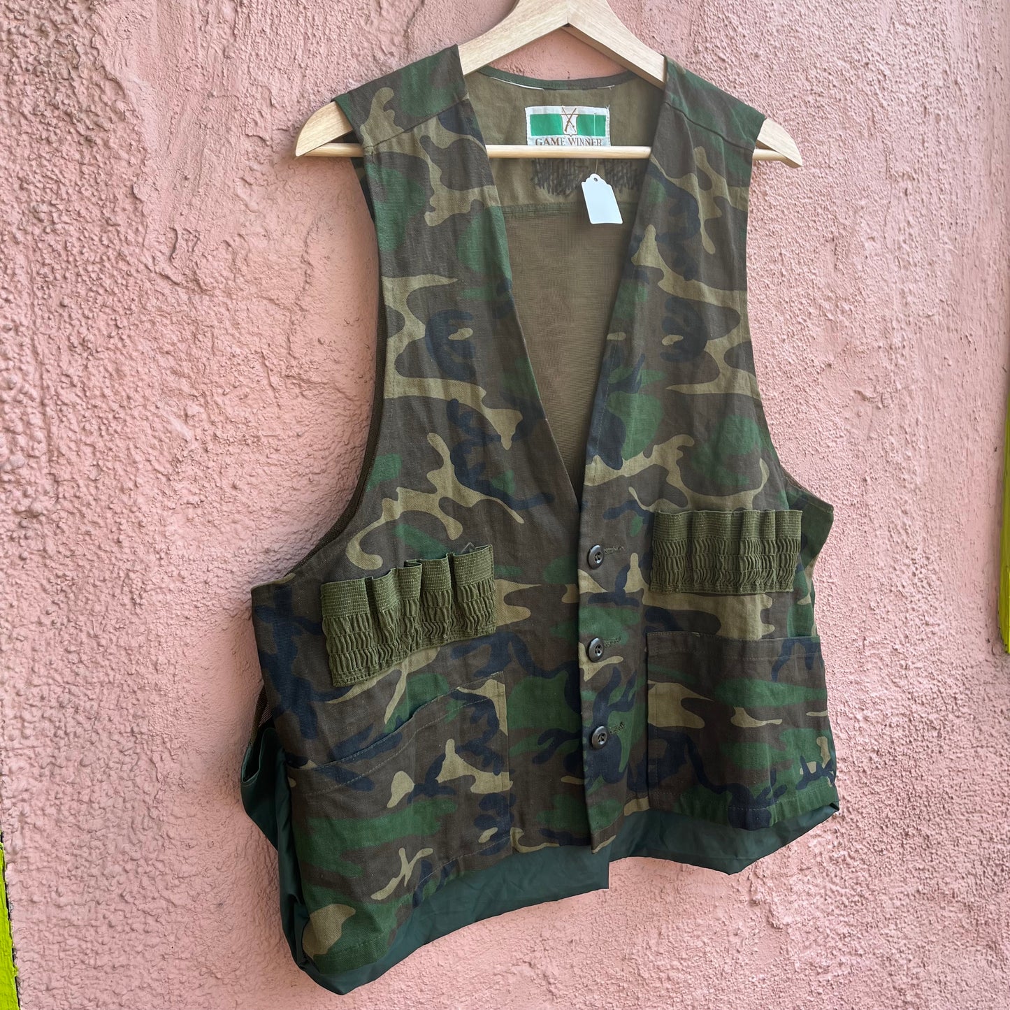 camo shooting vest
