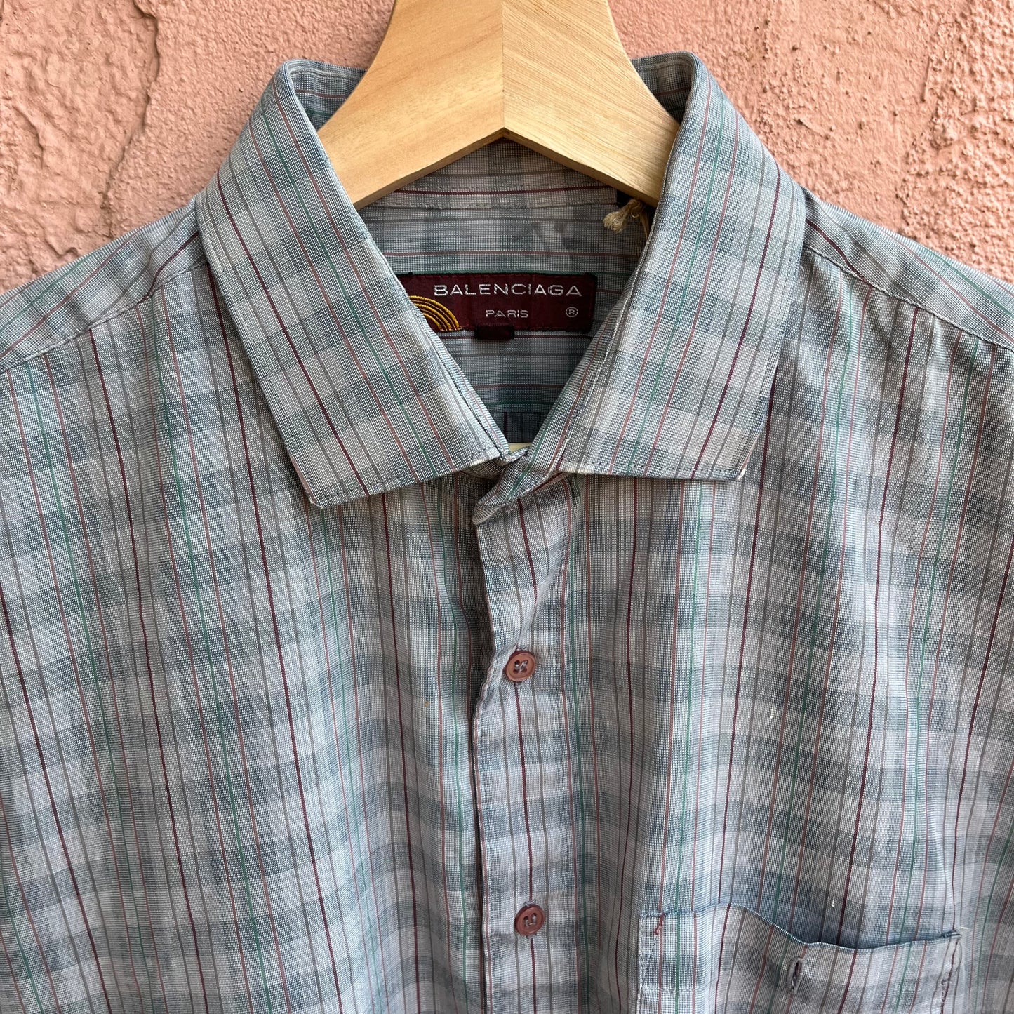 balenciaga button up