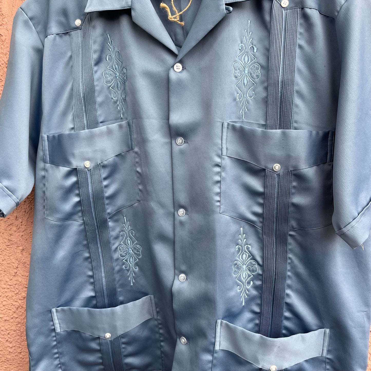 authentic satin guayabera