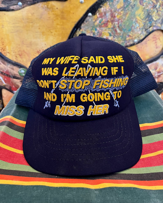 fishing funny hat
