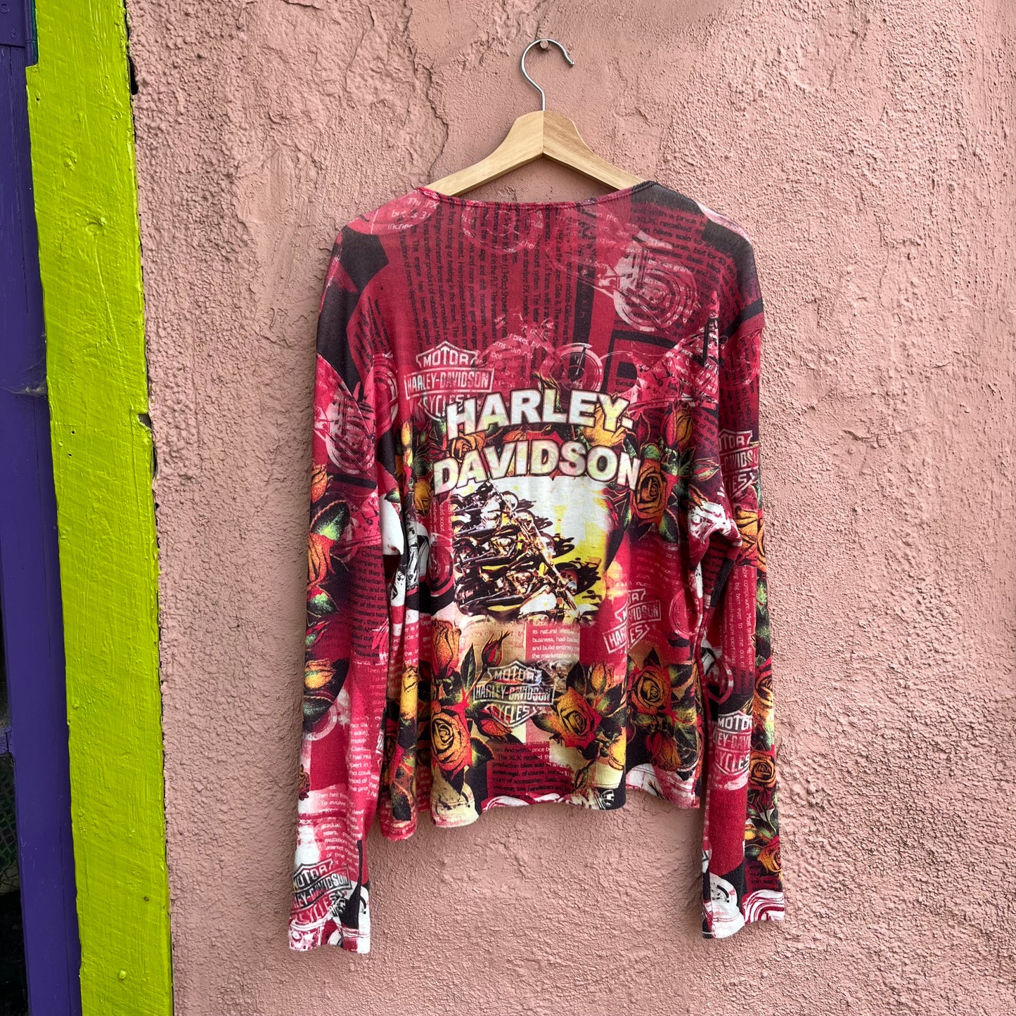 harley davidson bedazzled shirt