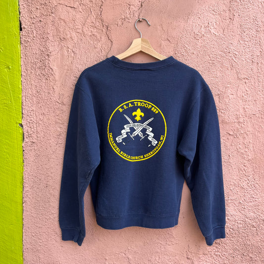 iron sharpens iron made in usa crewneck sweater