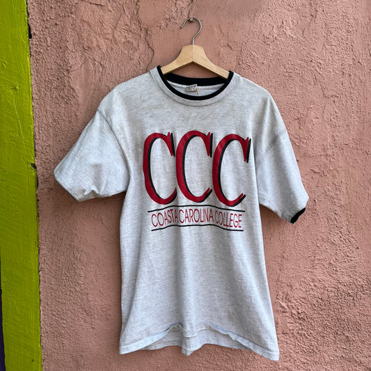 double layered coastal carolina made in usa t shirt