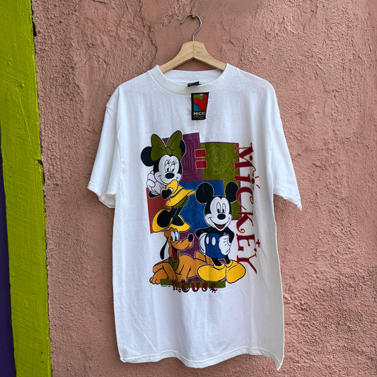 deadstock mickey mouse t shirt single stitch.