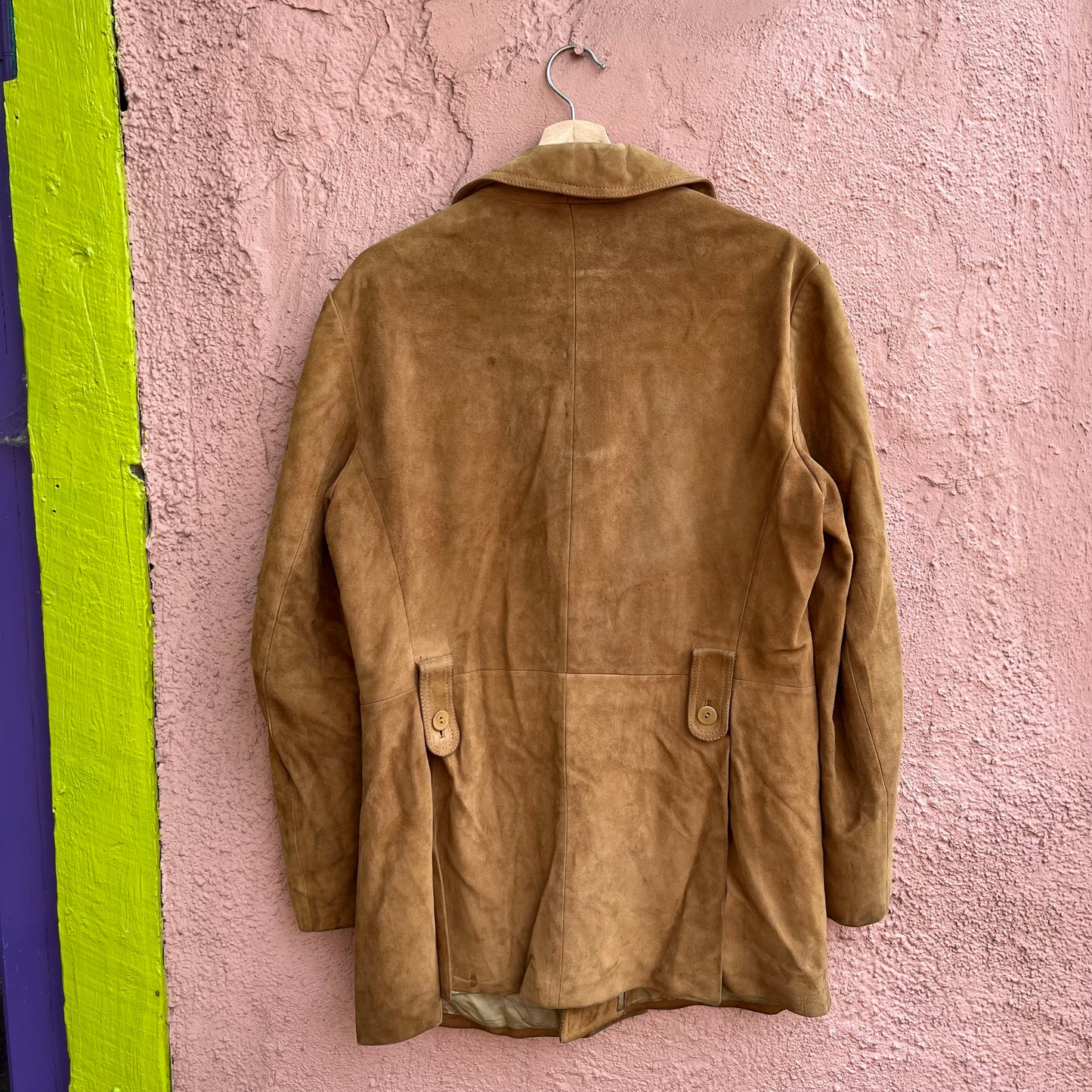 buttery suede mil-jacket made in spain
