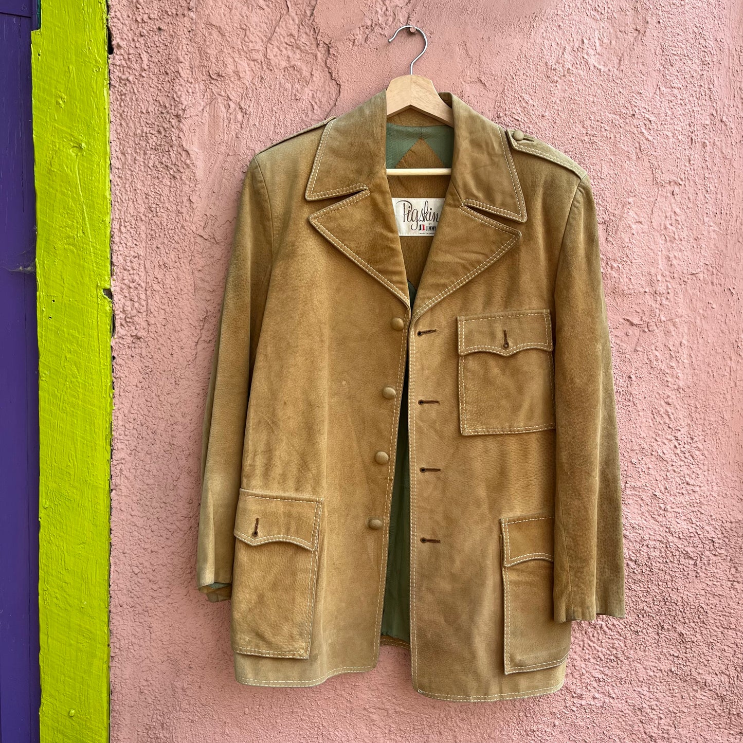 jimmy dean suede jacket