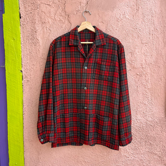 handmade wool chore coat.