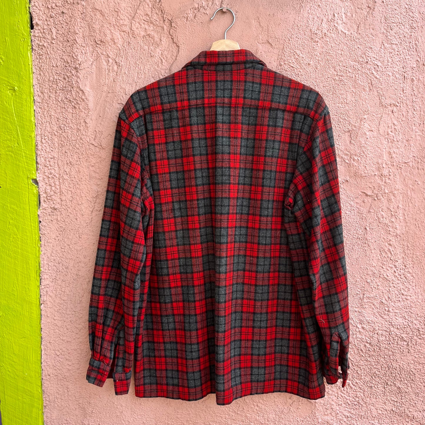 handmade wool chore coat.