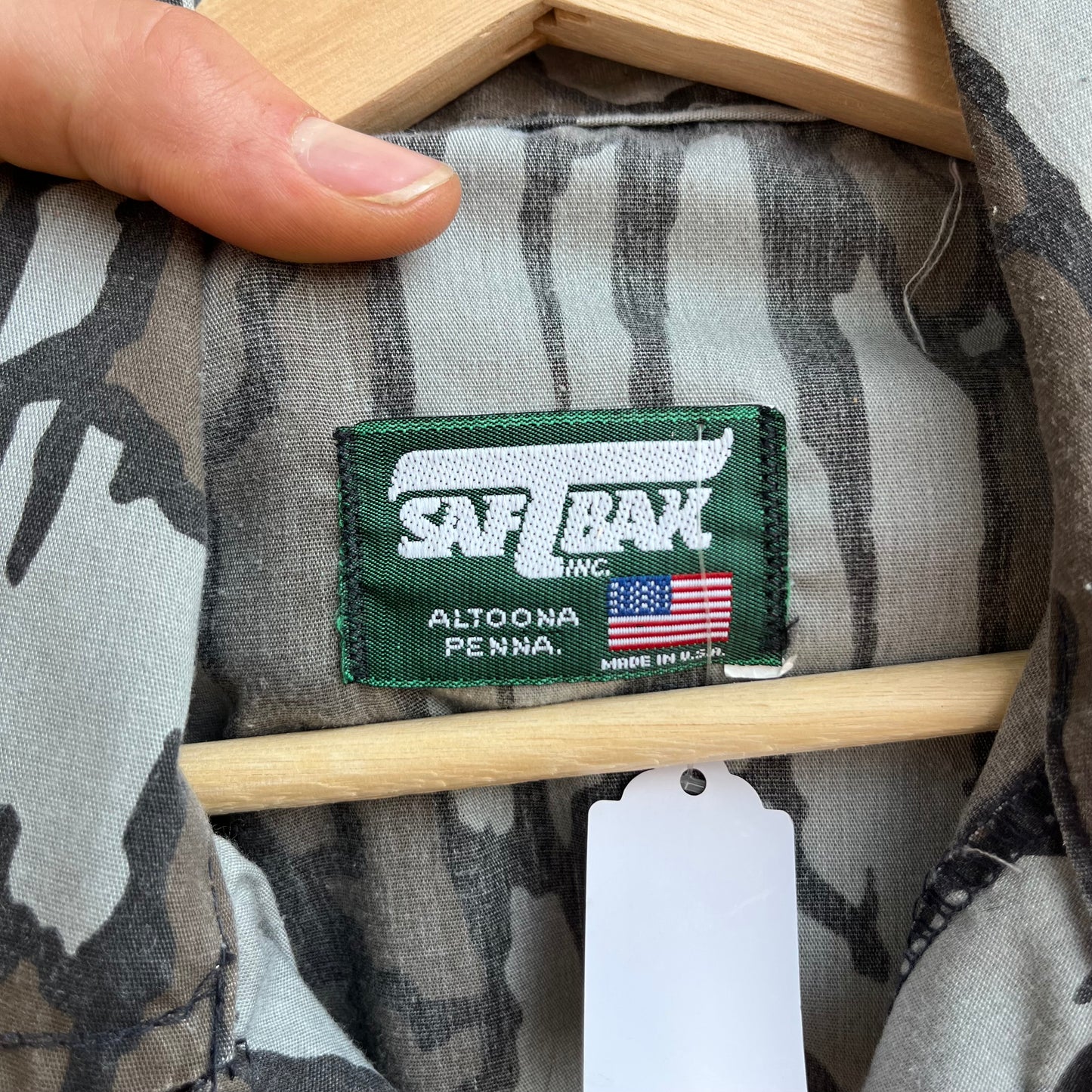saftbak made in usacamo coat