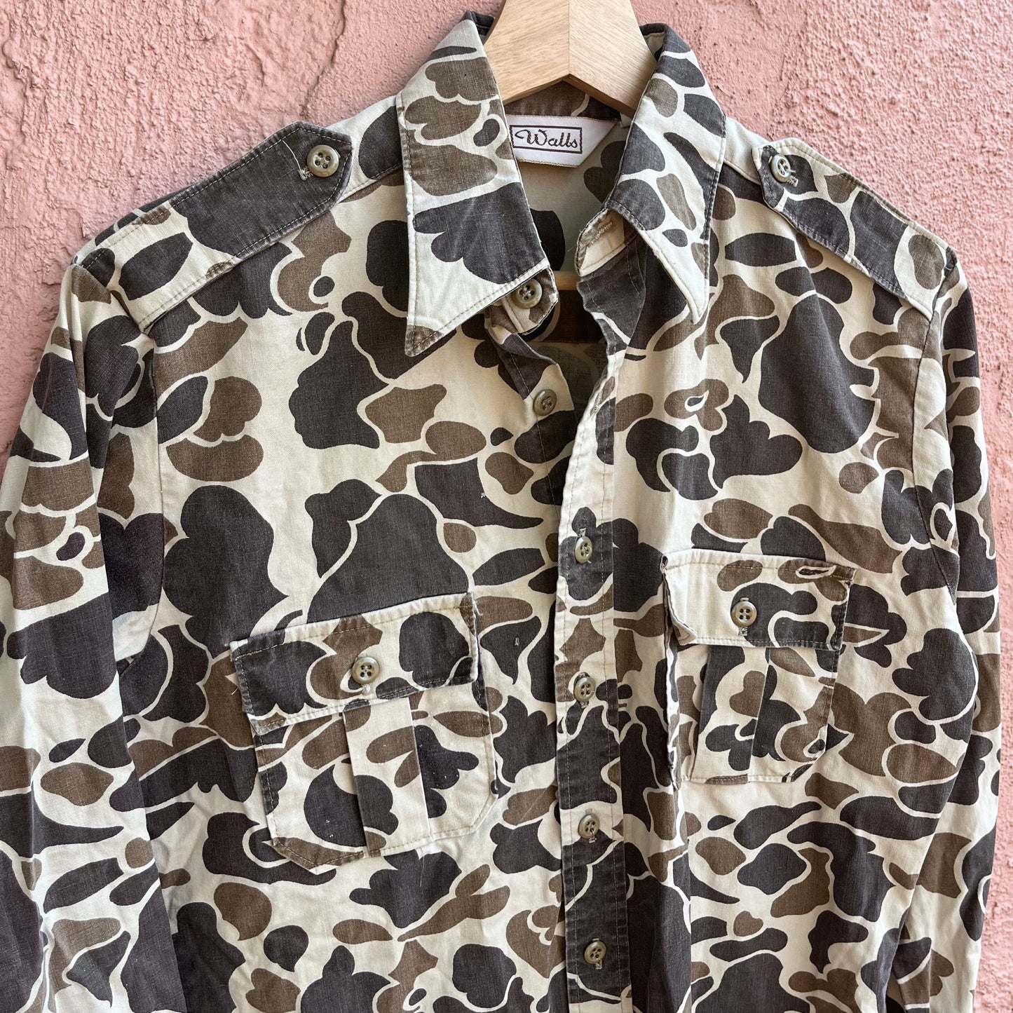 walls camo made in usa button up shirt