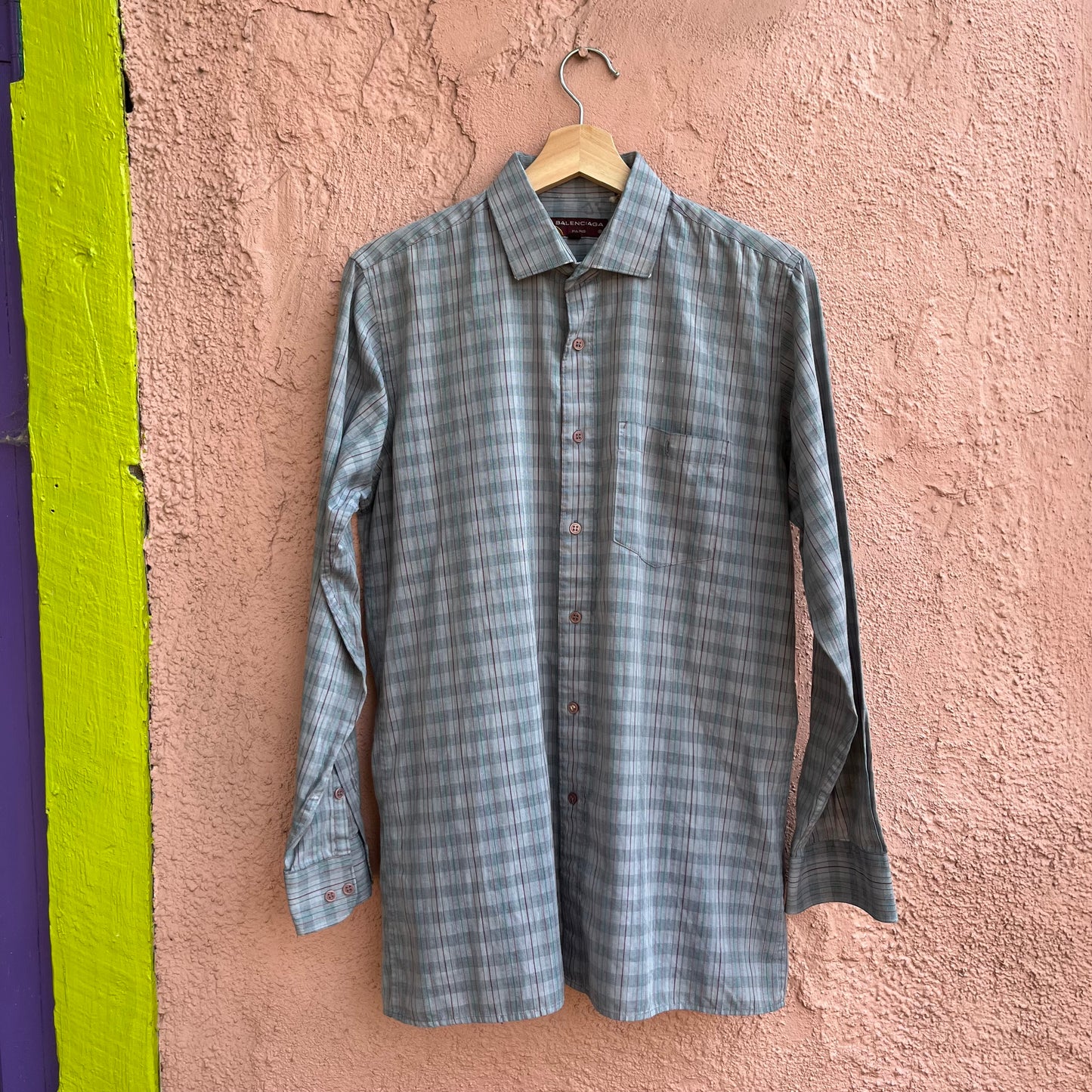 balenciaga button up
