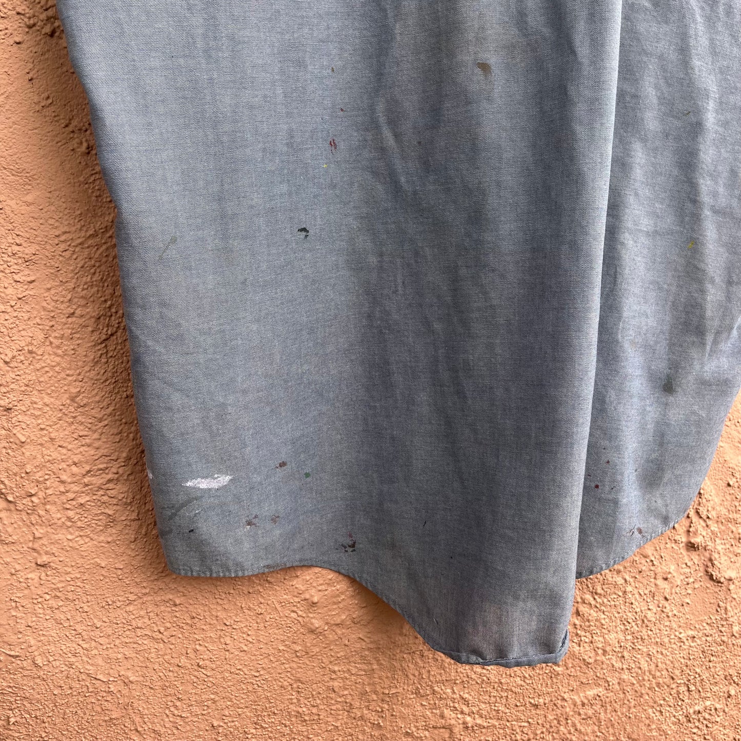 cut off red kap work shirt
